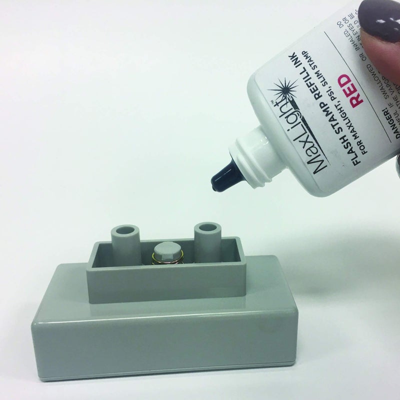 Trodat ML2OZ-RED Maxlight Refill Ink 2oz Bottle Color Red - Image 4